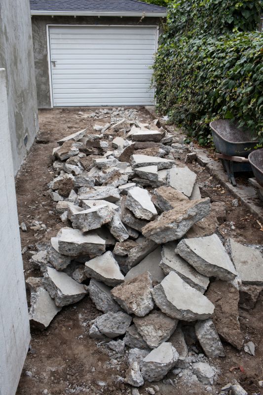 Retaining Wall Demolition in Bergen County, NJ